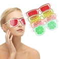 thumbnail image 1 of Mascarilla de Gel Frío-Calor Pack 4 Frutas | Antifaz Reutilizable para Ojos Cansados | Compresa Ocular Fría-Caliente con Diseños Frutales, 1 of 11