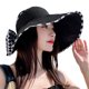 thumbnail image 1 of Sombrero para el sol con parte superior abierta: sombrero de verano transpirable de ala ancha para exteriores con lazo para mujer, 1 of 5