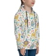 thumbnail image 3 of Balery Cartoon Animals Pattern Boys Hoodie, Youth Pullover Hooded Sweatshirt, Kangaroo Pocket Hoodie for Kids Girls -, 3 of 6