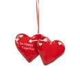 thumbnail image 2 of Roman So Happy Together Double Hearts Valentine's Day Ornament - 4.25", 2 of 6