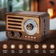 thumbnail image 3 of Retro Radio Mini FM/AM/SW Radio Receiver Vintage Bluetooth Speaker, 3 of 5