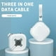 thumbnail image 1 of Cable de datos One Drag Three para carga rápida, apto para teléfonos móviles Android y T-ypec, cable retráctil de almacenamiento y carga., 1 of 2