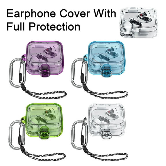 Joernso Wireless Earphones Cover All-in-One Anti-Fall Wear-Resistant 360-degree Protection Earphone Case for Nothing Ear 2