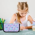 thumbnail image 4 of Haiem Watercolor Sea Shells 1 Printed Large Pencil Case, Big Capacity Pencil Pouch Stationery Pen Bag, Storage High Capacity Bag Pouch Holder Box Organizer, Marker Pen Case, 4 of 6