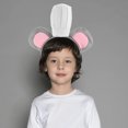 thumbnail image 4 of Diadema con orejas de ratón y gorro de chef para adultos, disfraz de Halloween, decoración para fiestas de Halloween, accesorio de cosplay, divertidos accesorios para fotomatón, 4 of 7
