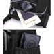 thumbnail image 3 of Bolso cruzado informal con múltiples bolsillos para mujer, bolso de viaje, bolso de mensajero para ir de compras, senderismo, uso diario (negro), 3 of 5