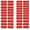 Red, variant on Customizable Sports Eye Black Stickers - 60 Pairs, Face Stickers for Baseball, Football, Softball & Spirit Days (Party Supplies)​