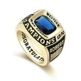 thumbnail image 3 of Mementos PJM Custom 10kt Yellow Gold Men's Class Rings for High School and College-Champion, 3 of 7