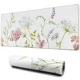 thumbnail image 1 of Personalized Beautiful Flower Mouse Pad - Premium-Textured & Washable - Lycra Cloth, Non-Slip Base - Perfect for Computer, Wireless Mouse 31.5x11.8 Inch, 1 of 7