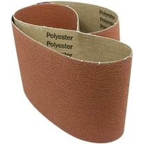 Benchmark Abrasives 6" x 48" Ceramic Sharpening Sanding Belts for Grinding Deburring Polishing Rust Removal on Metal, Stainless Steel, and Carbon Steel, Use with Belt Disc Sander (2 Pack) - 80 Grit