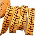 thumbnail image 4 of 10Yards Football/Softball/Volleyball/Tennis Print Fold Over Elastic 5/8inch-Printed Elastic Ribbon-Elastic Bands for Sewing-FOE Trimming for Sewing-FOE Ribbons for Craft-FOE Ribbon Decoration, 4 of 7