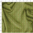 thumbnail image 4 of Soimoi Tissu Crêpe polyester Vert Imprimé Baies Rouges & Rayures Tissu de Couture au Mètre 42 Pouces de Large, 4 of 5