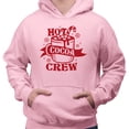 thumbnail image 2 of Hot Cocoa Crew Hoodie Sweatshirt Unisex 2X-Large Pink, 2 of 5