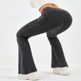 thumbnail image 4 of Fjuchai High Waisted Flare Jeans Pants for Women Bell Bottom Jeans Wide Leg Pants High Waisted Leggings Denim Pants S-XXL, 4 of 10