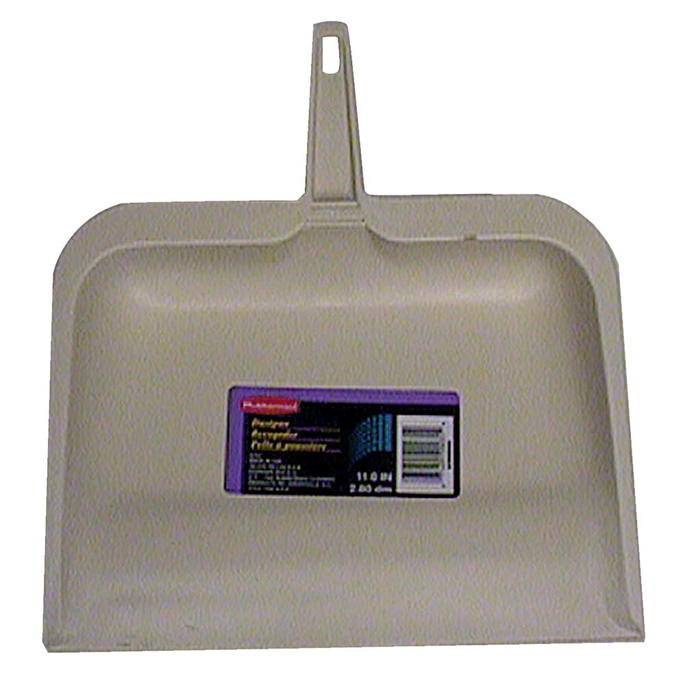 Rubbermaid Dustpan, Small, White, Flexible Plastic Dustpan for Cleaning