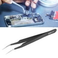 thumbnail image 3 of Static Proof Tweezers, Static Proof Tweezers Stainless Steel Non  Elbow Pointed Tip For SMD Eyebrow ESD-17, 3 of 8