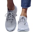thumbnail image 2 of Gvdentm Women's Running Shoes Breathable Tennis Shoes Walking Platform Sport Sneakers for Jogging Gym Athletic Walking Shoes Women Cloth Comfy Shoes Z01-Grey,8, 2 of 6