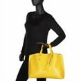 thumbnail image 6 of Sharo Women's Contemporary Tote Handbag and Shoulder Bag in Bold Yellow, 6 of 8
