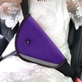 thumbnail image 6 of Car Seat Belt Protector Adjuster (Purple) - Breathable Cotton Shoulder Pad Cover, Cute & Comfortable Anti-Chafe Strap Holder for Child, Baby & Kids, 6 of 6