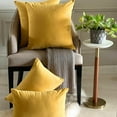thumbnail image 4 of Mustard Yellow Luxury Lumbar Pillow Cover 12"x14" | Pack of 2 Modern Velvet Oblong Pillow Cover Solid | Plain Solid Pillowcases for Bed, Couch & Sofa, Modern Home Décor - Mustard Velvet Dream, 4 of 9