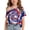 @23, variant on Amzcrzy Girls T Shirt One Shoulder Short Sleeve T Shirts for Girls 5-13 Years American Flag Print Casual Summer Tops Lightweight Breathable Independence Day 4th of July Outfits @20 5 Years