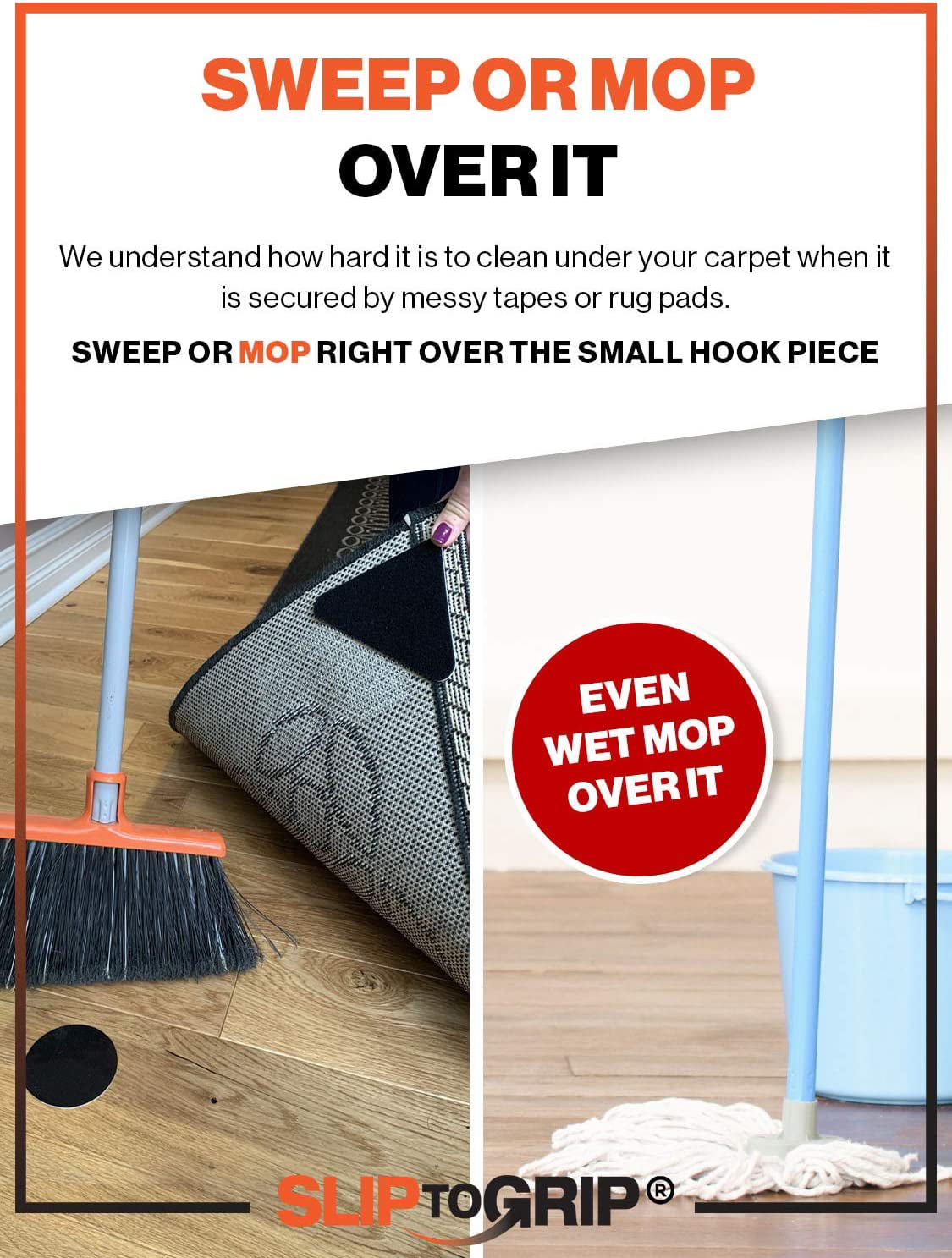  iPrimio Non Slip Area Carpet Gripper Pad 5x8 for