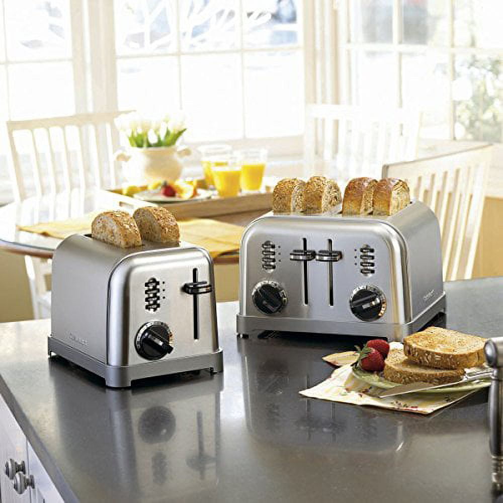 Cuisinart MetalClassic Toaster: 4-slice, brushed s/s | CPT-180C