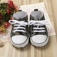 thumbnail image 2 of Gupgi Baby Canvas Prewalker Shoelace Anti Skid Soft Bottom High Top Shoes, 2 of 9
