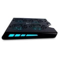 thumbnail image 4 of Base enfriadora Gamer GAME FACTOR CPG400 Laptop 4 fan RGB USB Aluminio GameFactor, 4 of 6