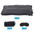 thumbnail image 3 of Unique Bargains Inflatable Pillow, Camping Travel Pillow with Storage Pouch Eye Masking, Gray, 3 of 7