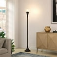 thumbnail image 6 of Evelyn&Zoe Traditional Metal Torchiere Floor Lamp, 6 of 10