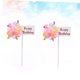 thumbnail image 4 of ADDHAT 6Ud Flor Para Pastel Topper Cumpleaños Multicolor Ideal Para Fiesta Y Especial, 4 of 7