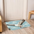 thumbnail image 6 of Seagull Non-Slip Polyester Door Mat Floor Rug, Machine Washable Office Rug, 6 of 6