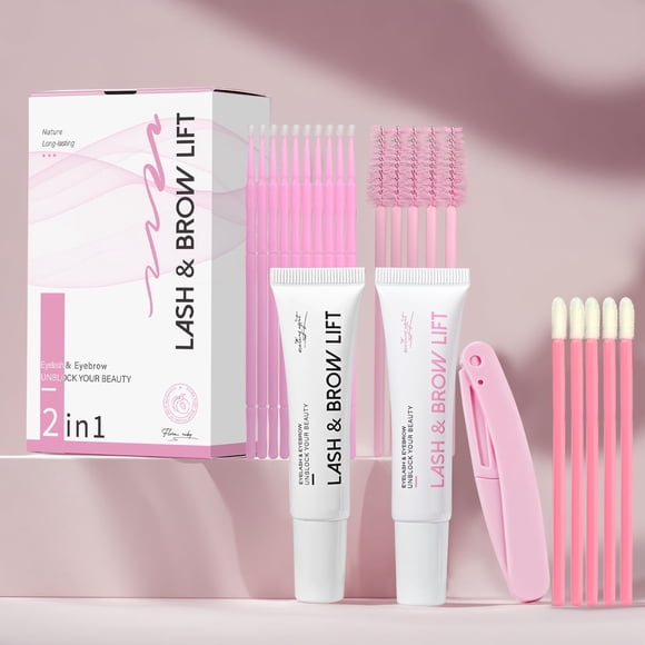 Kit de Lifting de Pestañas y Cejas ECOFAN Profesional Rizo Natural