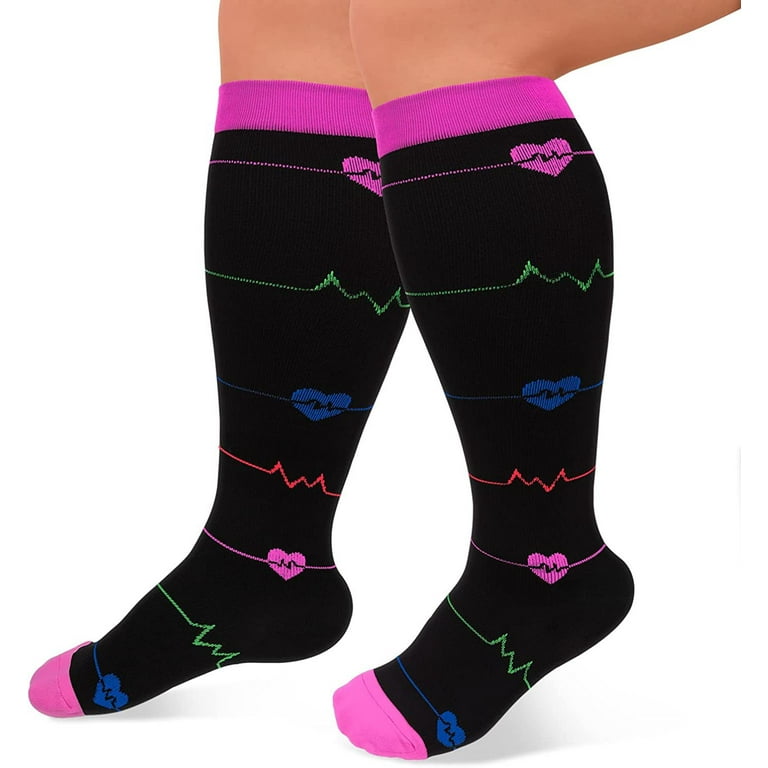 DNAKEN (3 pairs) Compression Socks for Women & Men Circulationis