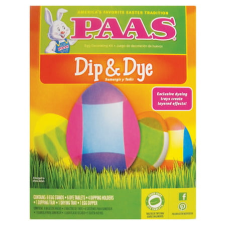 PAAS Dip & Dye Easter Egg Decorating Kit (Best Easter Egg Dye)