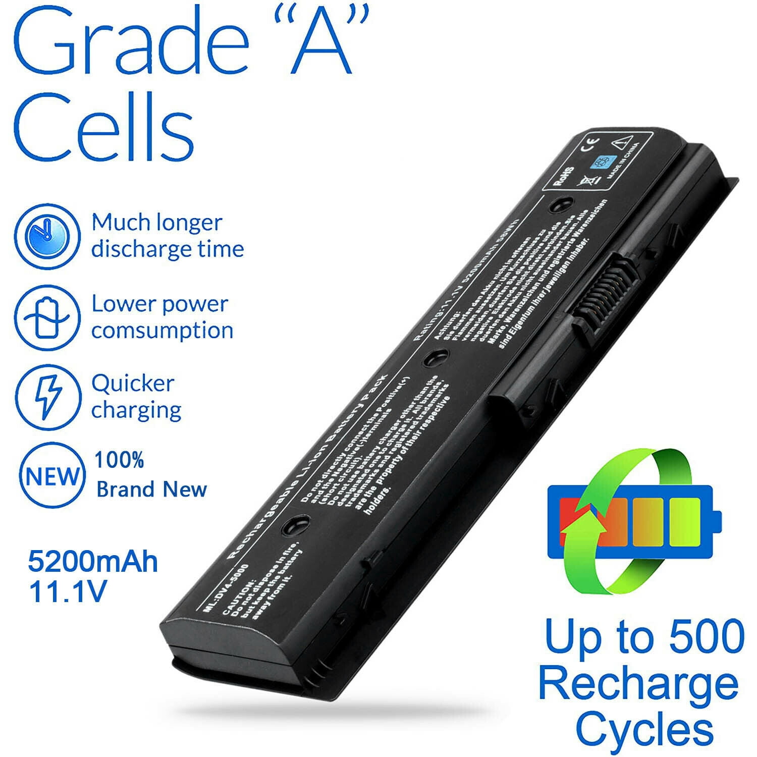 MO06 Spare 671731-001 672412-001 Battery for HP Envy M6-1045DX  