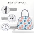 thumbnail image 4 of Easygdp Sea Turtle Bolsa de Almuerzo Insulada Grande, Forro de Aluminio, Diseño Espacioso, a Prueba de Fugas, Ideal para Trabajo, Picnics, Viajes y Actividades al Aire Libre, 4 of 6