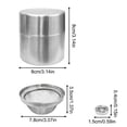 thumbnail image 3 of Matcha et Rangement Shaker à Matcha en Acier Inoxydable avec Anneau d'Agitation Contenant de Rangement - pour Lattés Cuisines Bars et Postes à Café, 3 of 6