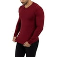 thumbnail image 4 of X RAY JEANS Mens Basic V-Neck Sweater Pullover, Oxblood, S, 4 of 9