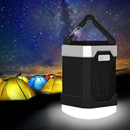 LED Camping Lantern, 13000mAh Power Bank with Phone Charger, 4W IP65 Waterproof Rechargeable Tent Light, 280 Hours of Light from a Single Charge - Portable for Outages, Emergencies, Hurricanes, (Best Way To Charge Phone Camping)