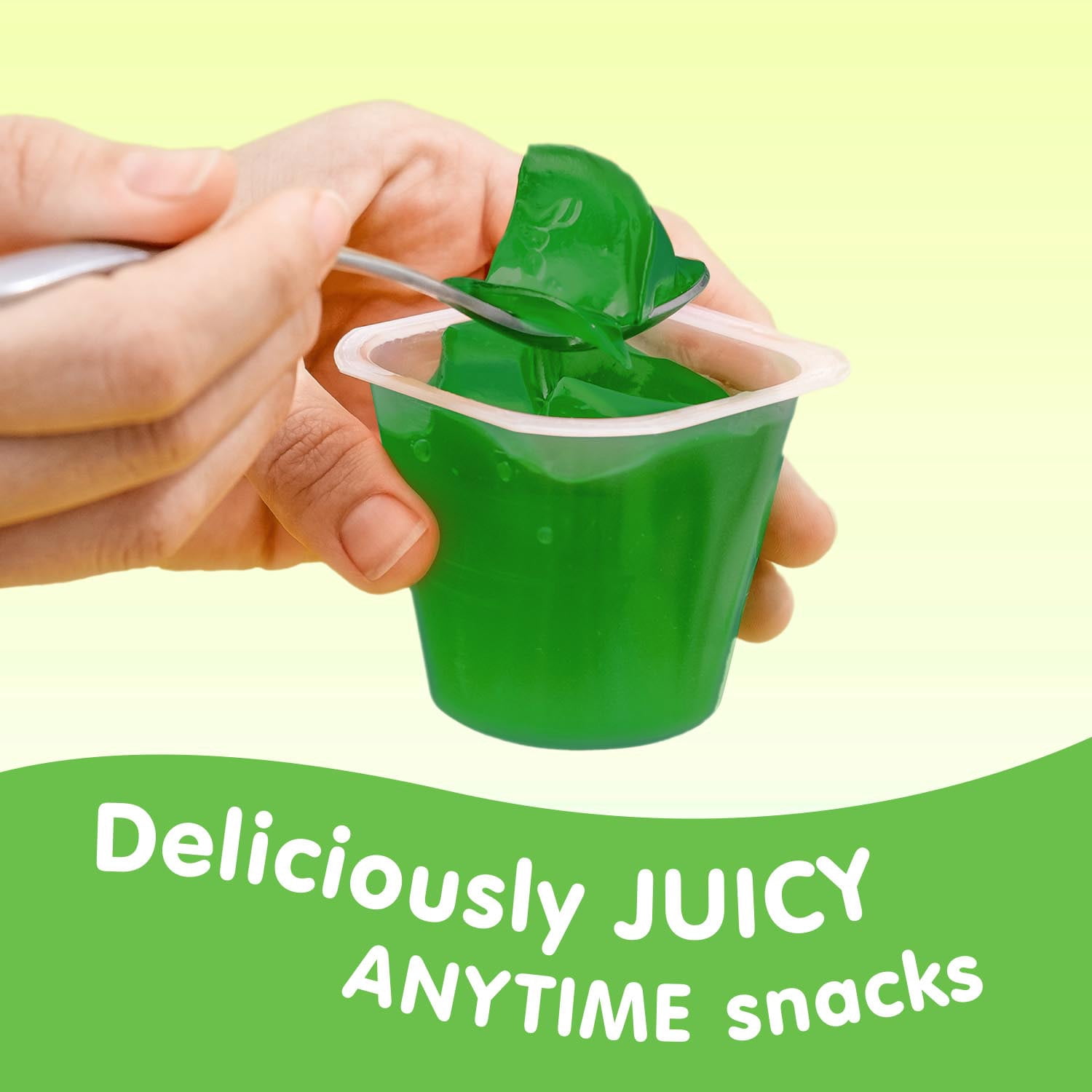 (8 pack) Snack Pack Zero Sugar Lemon Lime Flavored Low Calorie Juicy Gels Cups, Lunchbox Snacks, 3.25 oz., 4-Count