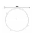 thumbnail image 1 of 20cm/22cm Inner Diameter Universal Silicone Gasket Pressure Cooker Sealing Ring Replacement, 1 of 5
