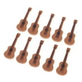 thumbnail image 3 of 10 Piezas Exquisitos Instrumentos Musicales de Guitarra en Miniatura de Plástico para 1:12, 3 of 9