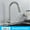 Brushed Nickel, variant on Senlesen Kitchen Faucet Matte Black Pull Out 360 Rotation Kitchen Sink Tap