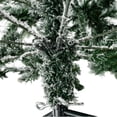 thumbnail image 4 of GVN Christmas Tree,Tree Christmas,Xmas Tree,Flocked Christmas Tree with 250 Warm White LED Lights and 752 Mixed Branch Tips-6ft, 4 of 11