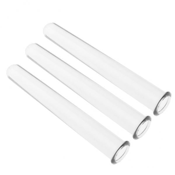 3 UNIDS TUBO PLÁSTICO de PRUEBA de PLÁSTICO de PLÁSTICO de PLÁSTICO REDONDO PRODUCTOS Productos de Plástico 15 Cm 4 piezas