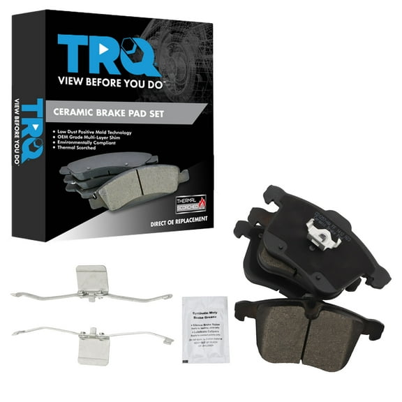 TRQ Front Brake Pads BFA19860 Fits Select 2003-2011 Saab 9-3