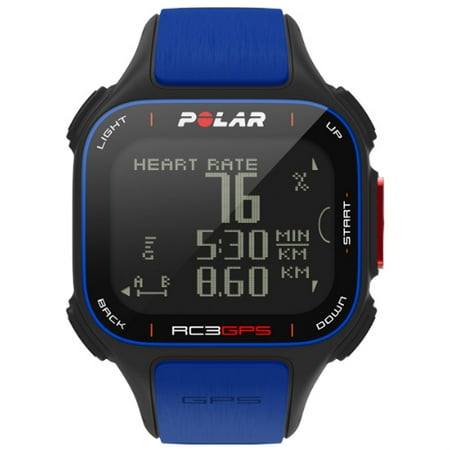 Polar RC3 GPS Fitness Watch With HRM - Blue