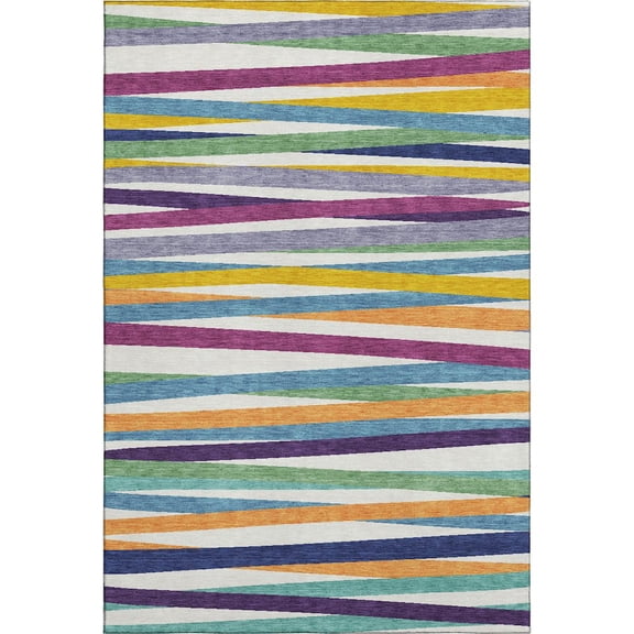 Dalyn Rugs Premium Machine Washable Mayfield AMF997 White 2'6" x 3'10" Rug